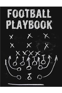 Football Playbook: Rugby Player Game Plan Notebook for Drawing Up Football Plays and Creating a Playbook and Other Notes Strategies Field Templates (Attack Plan)