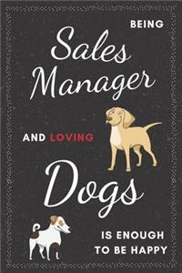Sales Manager & Dogs Notebook