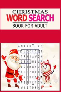 Christmas Word Search Book for Adult