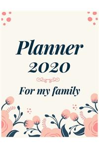 Planner 2020 for my family