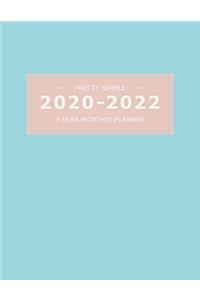 2020 2022 3 Year Monthly Planner