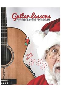 Guitar Lessons Exercises Notebook and Journal For Beginners