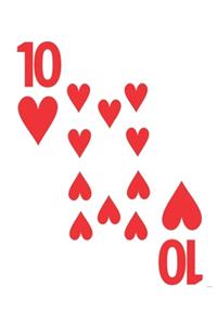Ten Of Hearts Notebook