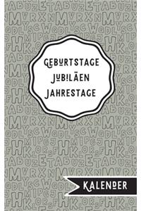 Geburtstage Jubiläen Jahrestage