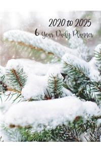 6 Year Daily Planner 2020 To 2025