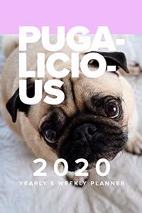 Pugalicious 2020 Yearly & Weekly Planner
