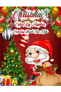 Christmas Color By Number Coloring Book For Kids