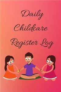 Daily Childcare Register Log