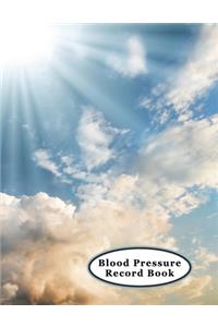 Low Vision Blood Pressure Record Book