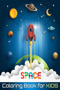 Space Coloring Book for Kids
