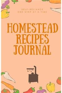 Homestead Recipes Journal
