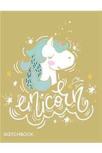 Unicorn sketchbook