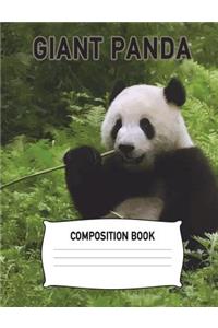 Giant Panda Composition Book
