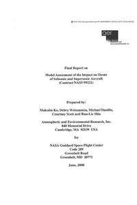Model Assessment of the Impact on Ozone of Subsonic and Supersonic Aircraft