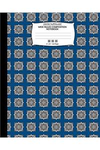 Celtic Knots Art, Wide Ruled Composition Notebook. 8x 10. 120 Pages