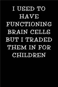 I Used to Have Functioning Brain Cells But I Traded Them in for Children