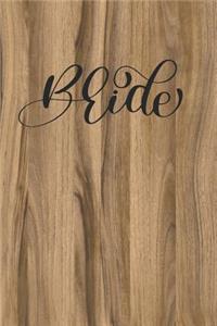 Bride Notebook Journal