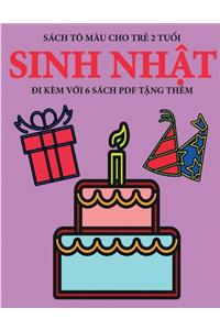 Sách tô màu cho trẻ 2 tuổi (Sinh nhật)