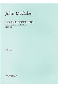 John McCabe: Double Concerto for Oboe, Clarinet and Orchestra (Study Score)