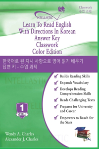Learn To Read English With Directions In Korean Answer Key Classwork