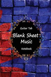 Guitar Tab Blank Sheet Music Notebook