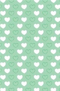 Journal Notebook Hearts Pattern 3