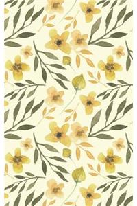 Mustard Yellow Blossoms - Blank Notebook - 5