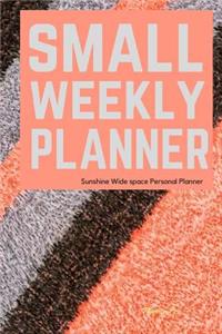 Sunshine Small Weekly Planner