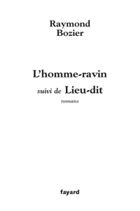 L'homme-ravin