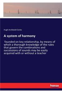 system of harmony