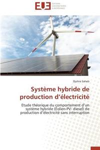Système Hybride de Production D Électricité