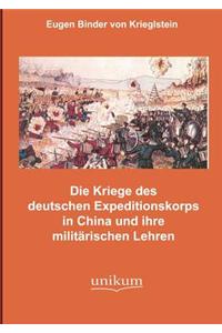 Die Kämpfe des deutschen Expeditionskorps in China und ihre militärischen Lehren