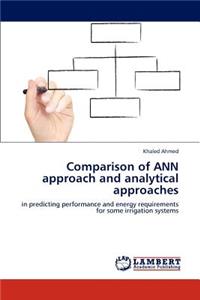 Comparison of ANN approach and analytical approaches