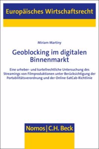Geoblocking Im Digitalen Binnenmarkt