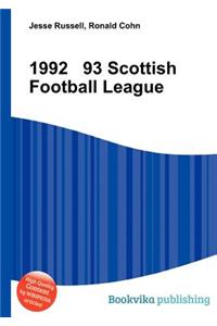 1992 93 Scottish Football League