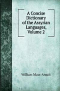 Concise Dictionary of the Assyrian Languages, Volume 2