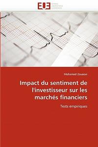 Impact Du Sentiment de l''investisseur Sur Les Marchés Financiers