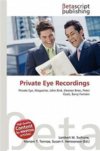 Private Eye Recordings