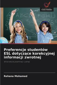 Preferencje studentów ESL dotyczace korekcyjnej informacji zwrotnej