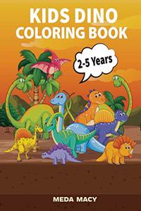 Kids Dino Coloring Book