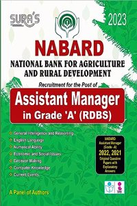 SURA`S NABARD (National Bank Agriculture & Rural Development )Assistant Manager (Grade A) RDBS Exam Books - Latest Edition 2023