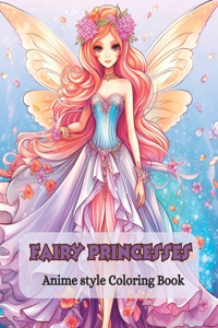 Fairy Princesses Anime Style Coloring Book
