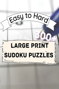 Large Print Sudoku Puzzles Easy to Hard