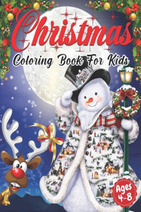 Christmas Coloring Book for Kids Ages 4-8