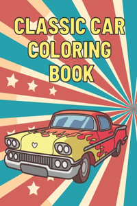 Classic Car Coloring Book