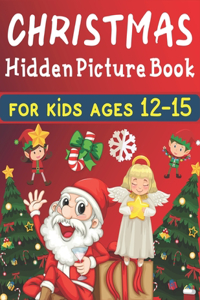 Christmas hidden picture book For Kids Ages 12-15