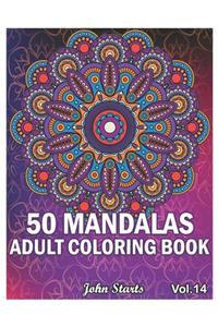 50 Mandalas Adults Coloring Book