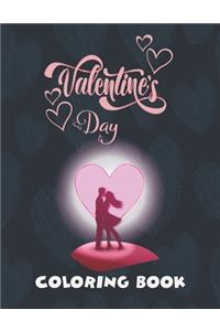 Valentine's Day Coloring Book.