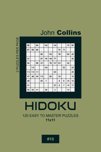 Hidoku - 120 Easy To Master Puzzles 11x11 - 10