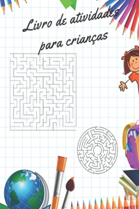 Livro de atividades para crianças